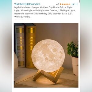 Moon light lamp colour changing